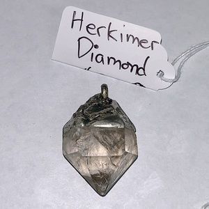 Herkimer Diamond crafted by a local artist.